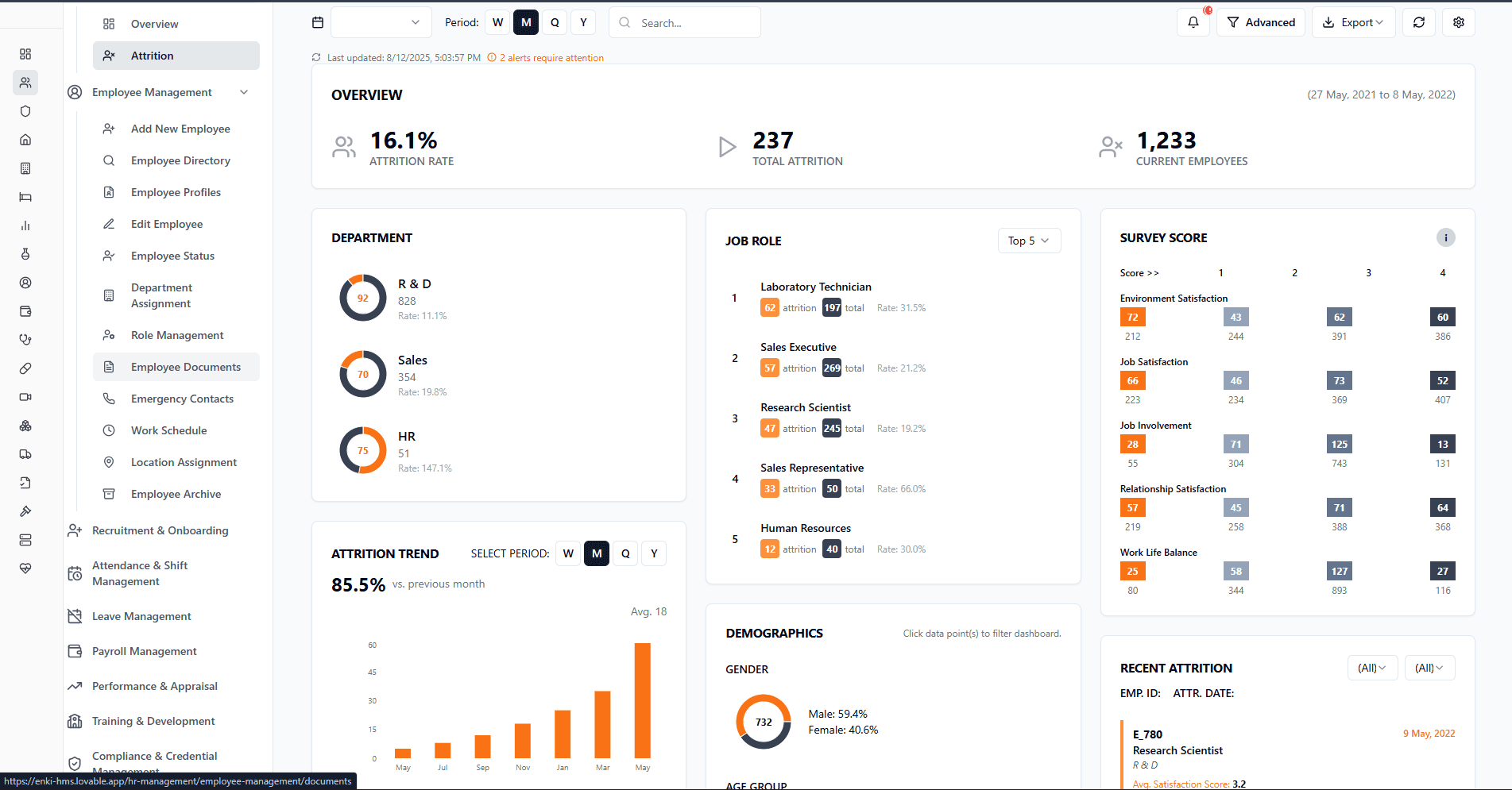 Timeline View